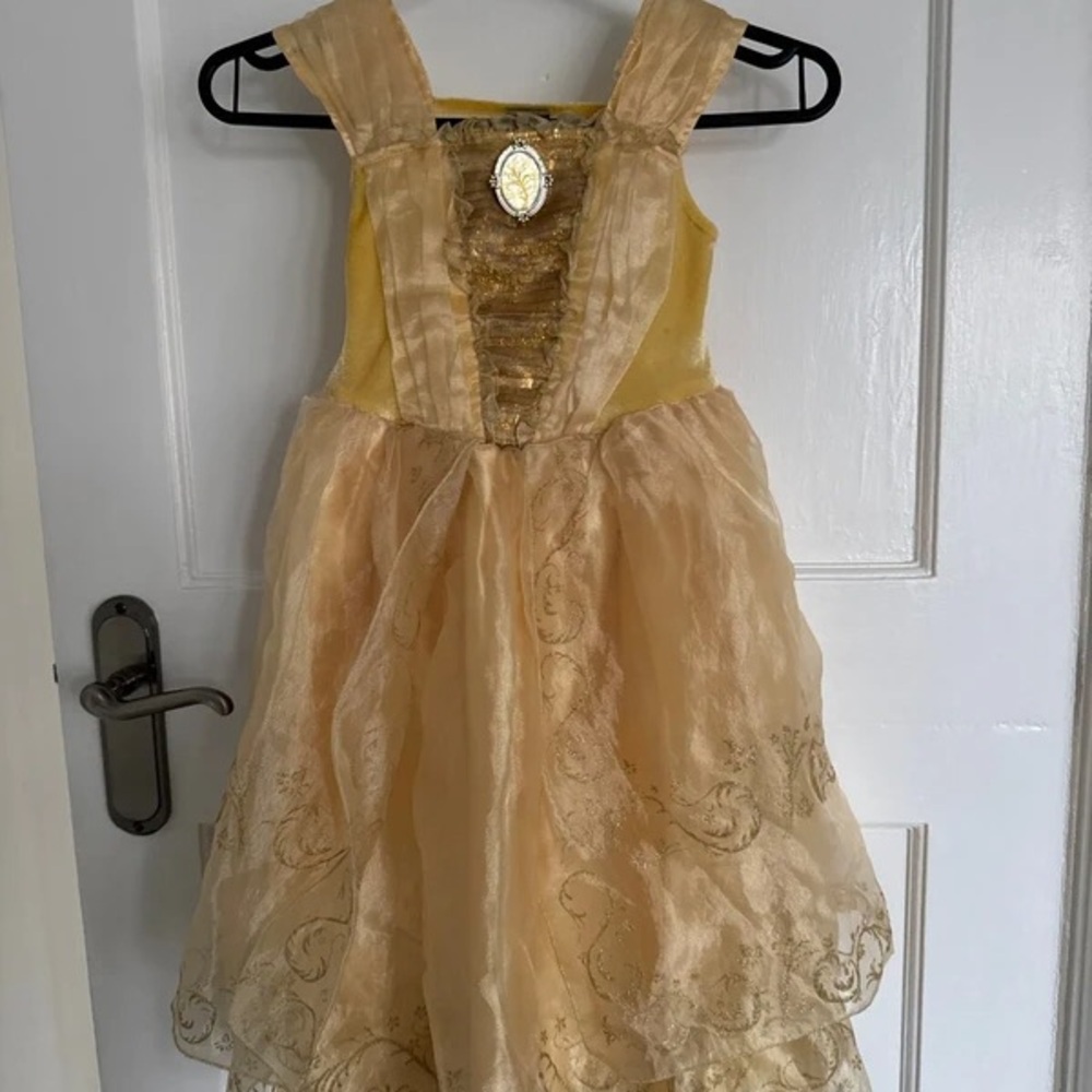 Disney Enchanted Gold and Yellow Dress
